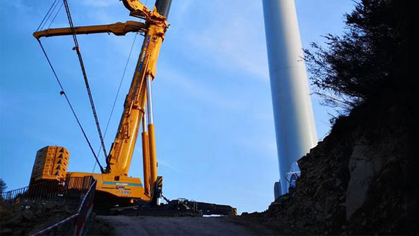 来了！首台XCA1200_I落户广东，中国风电吊装千吨级阵营再添劲旅